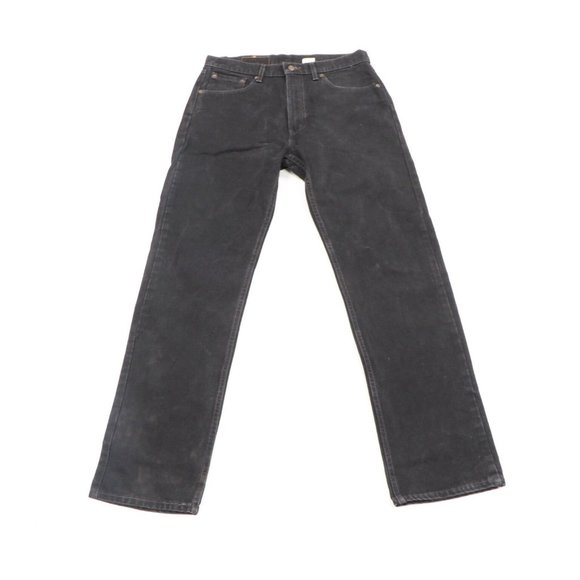 Vintage Levis 505 Regular Straight Leg Jeans Black